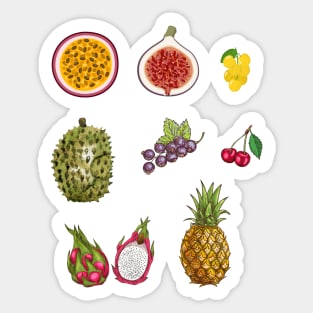 Pack of Fruits | Mix of Fruits Sticker